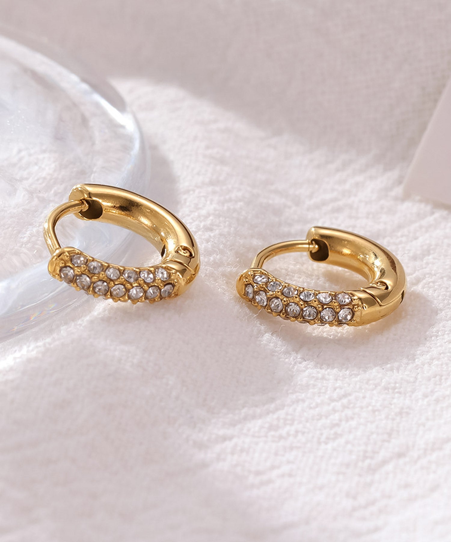 blackdia ocean パヴェ フープピアス