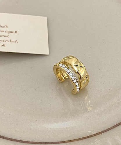 blackdia ocean キルティング&ジルコニア イヤーカフ 片耳