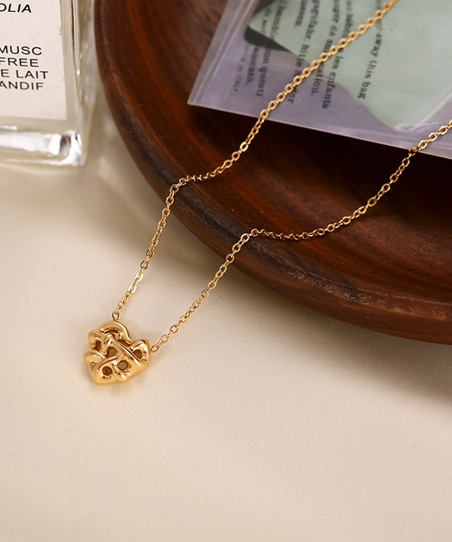 blackdia ocean ハートパイ ネックレス