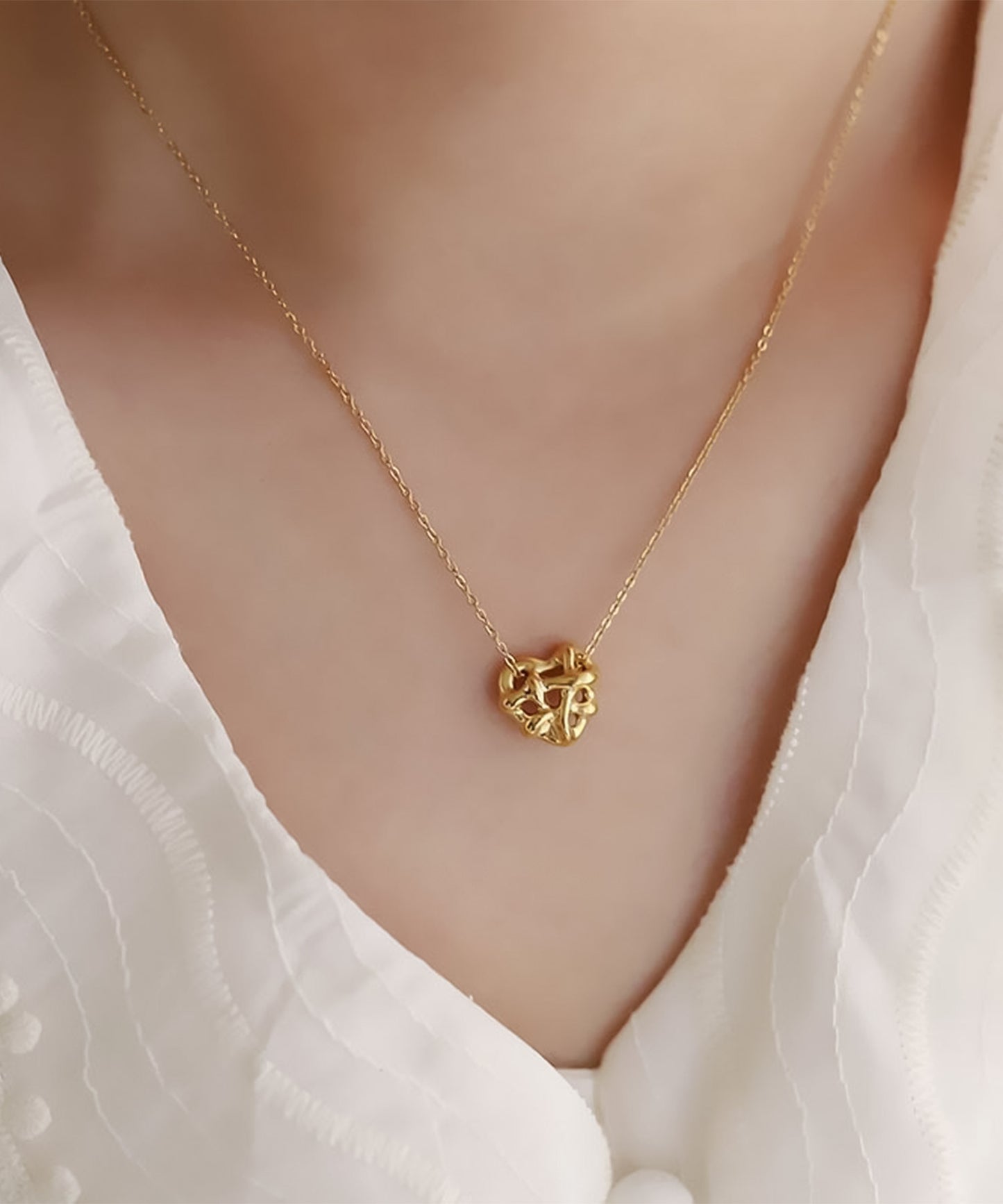 blackdia ocean ハートパイ ネックレス