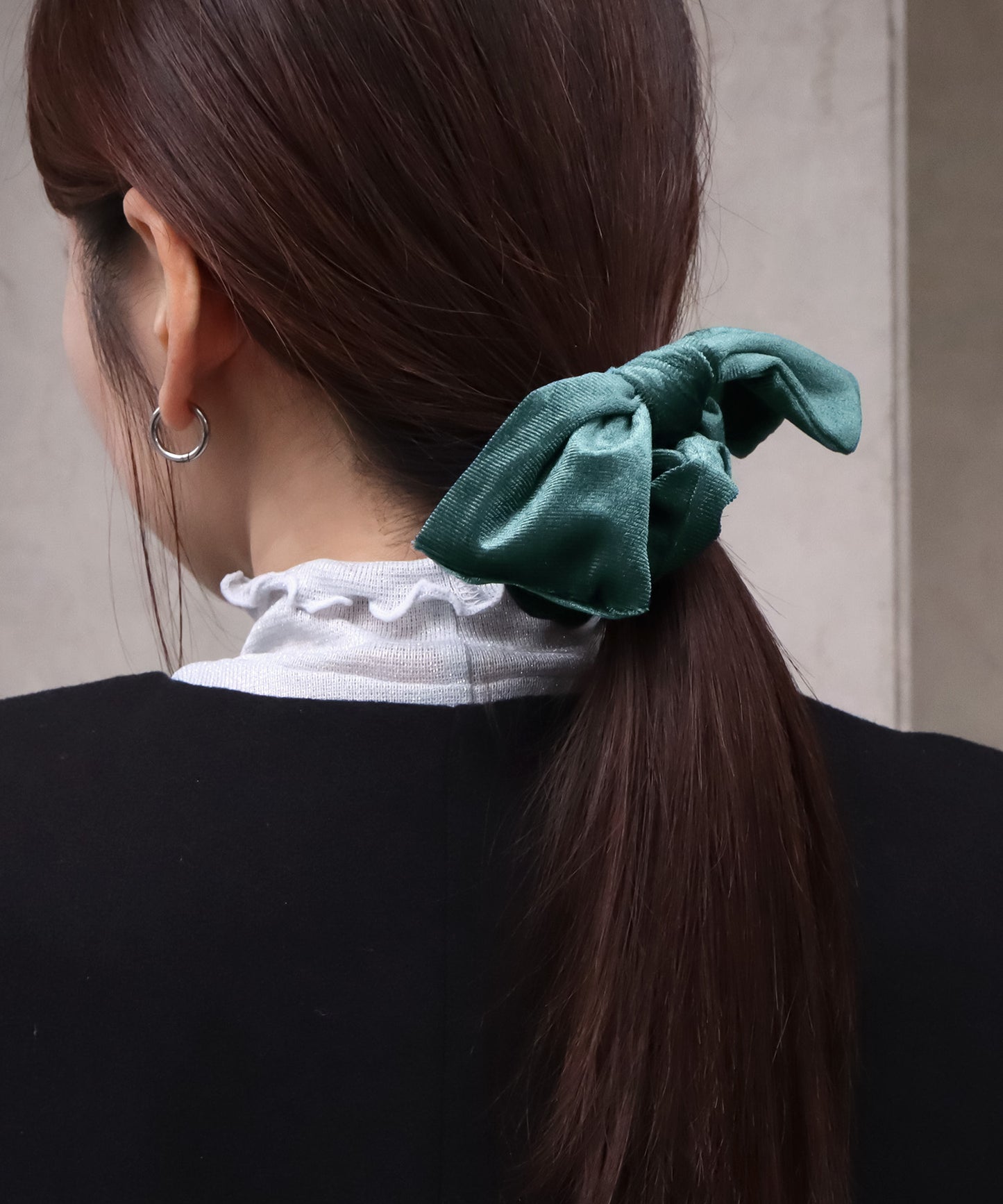 【今週末限定価格】blackdia ocean 2type ベロア リボンシュシュ