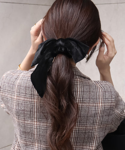 【今週末限定価格】blackdia ocean 2type ベロア リボンシュシュ