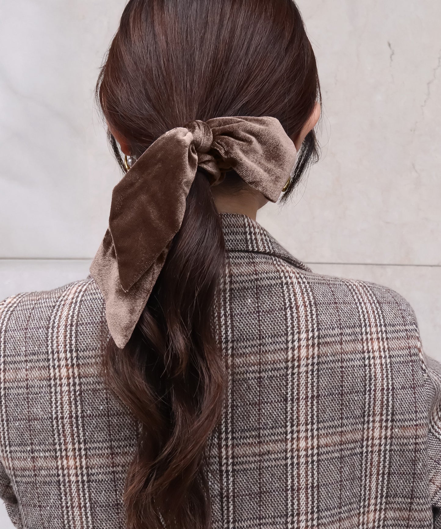 【今週末限定価格】blackdia ocean 2type ベロア リボンシュシュ