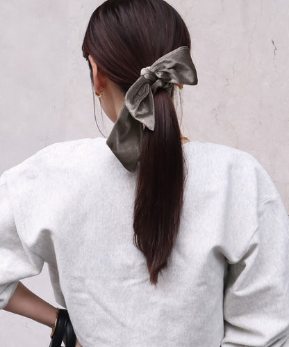 【今週末限定価格】blackdia ocean 2type ベロア リボンシュシュ