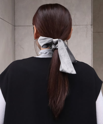 【今週末限定価格】blackdia ocean 2type ベロア リボンシュシュ