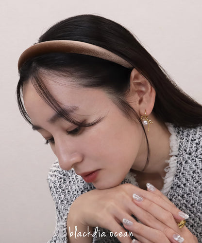 blackdia ocean ベロアカチューシャ ( 3color )