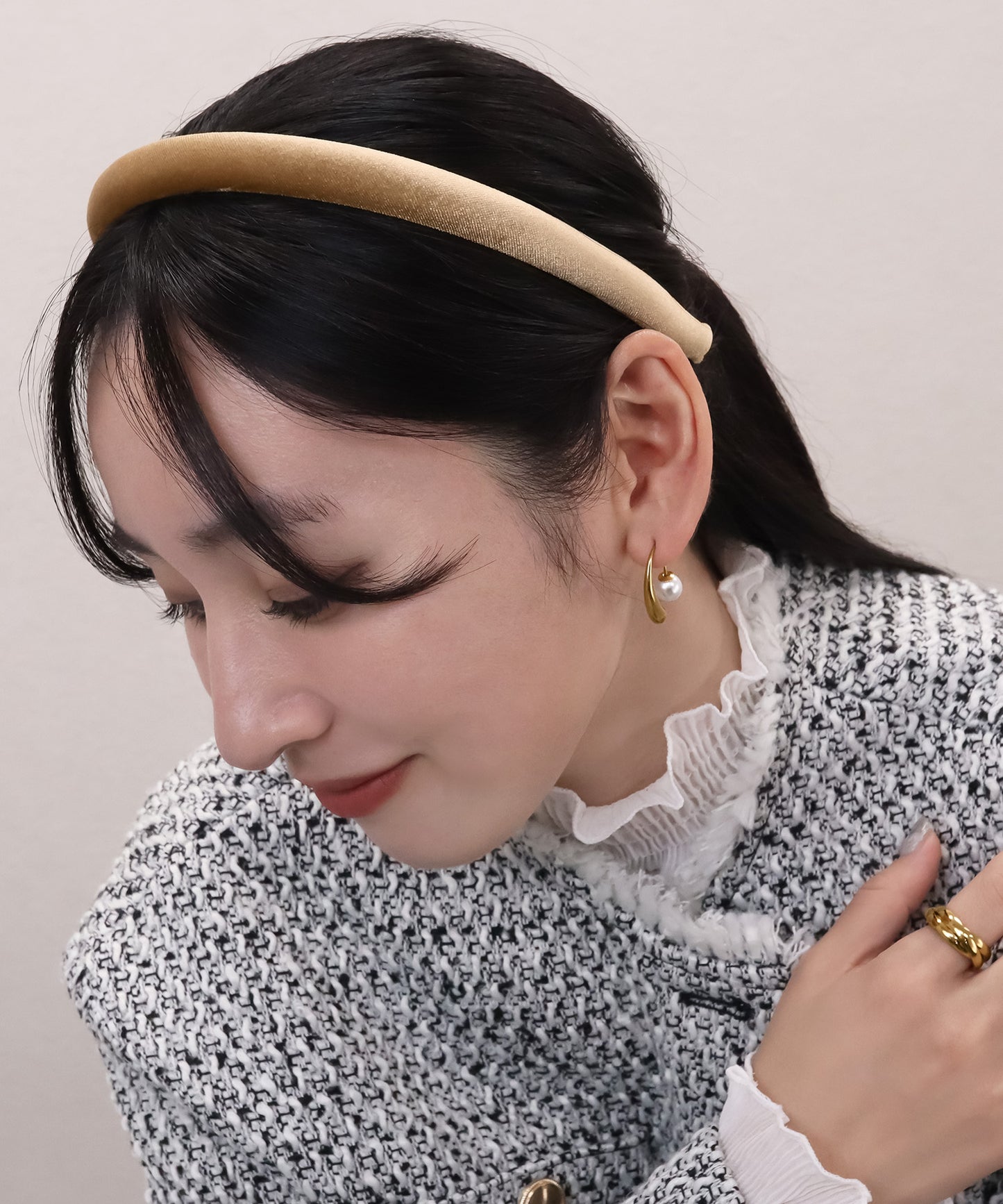 blackdia ocean ベロアカチューシャ ( 3color )