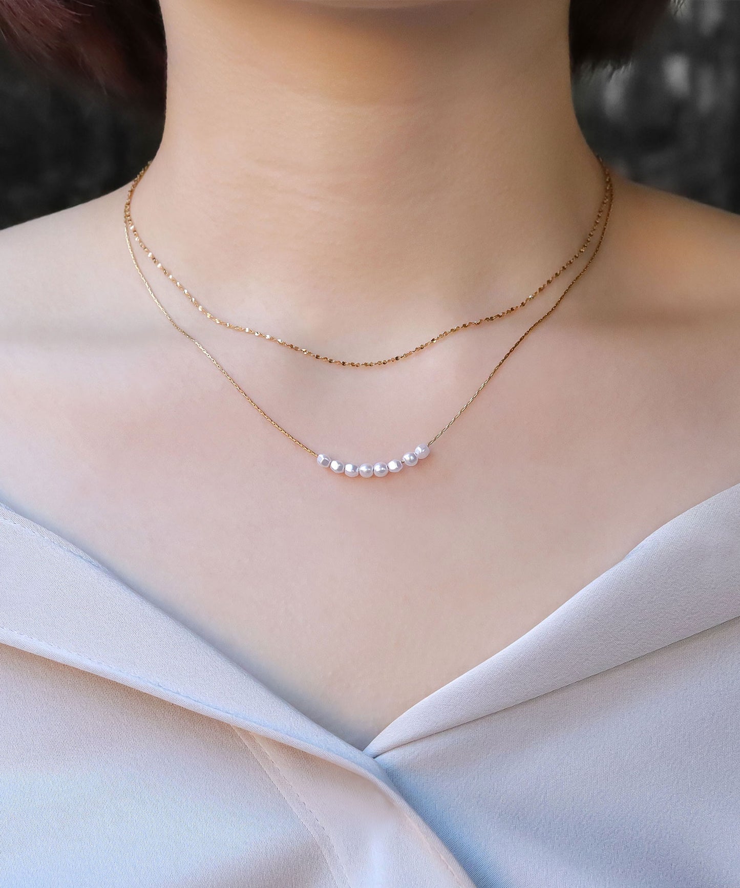 blackdia ocean スキンペタルチェーンネックレス