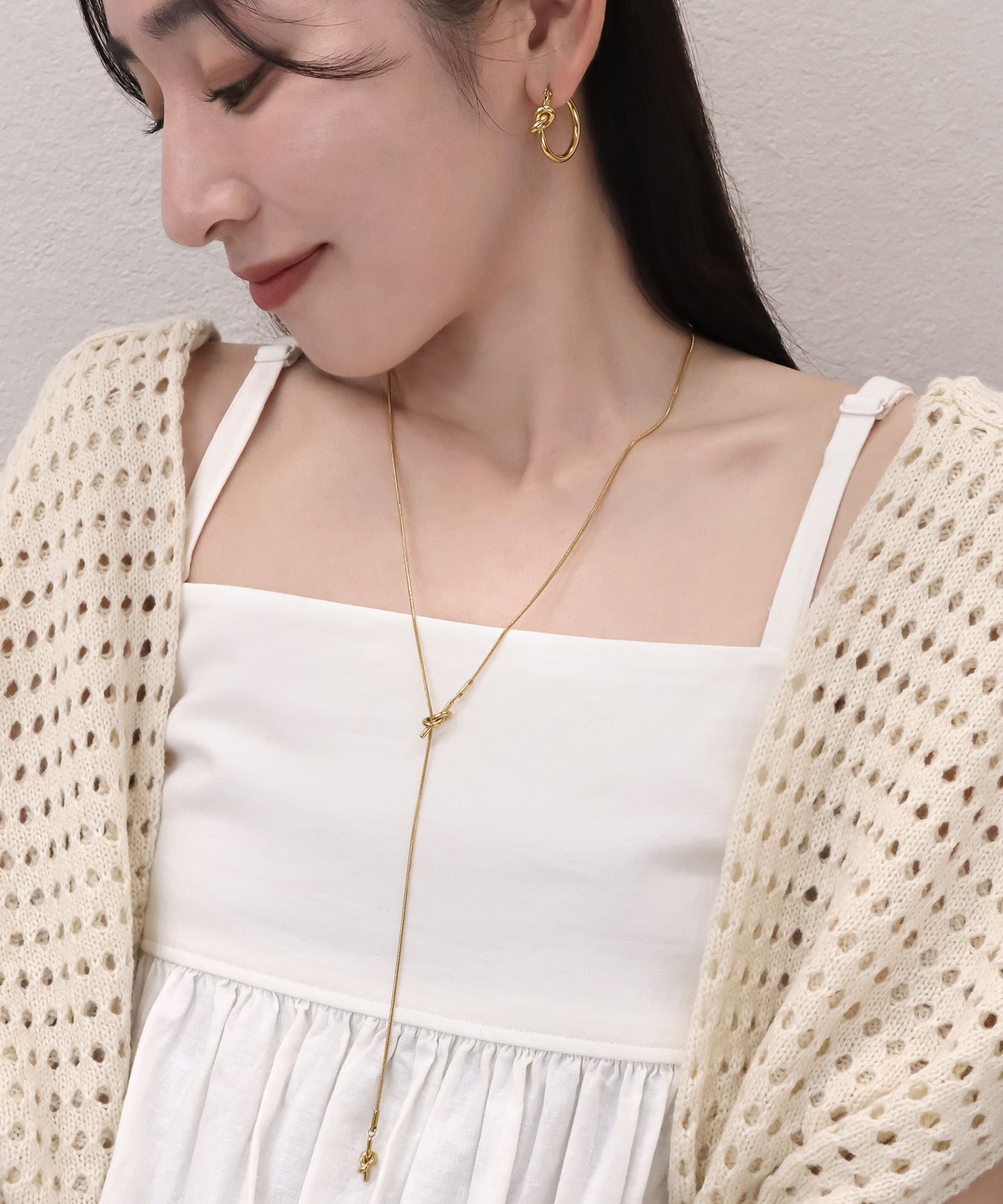 blackdia ocean シンプルツイスト フープピアス