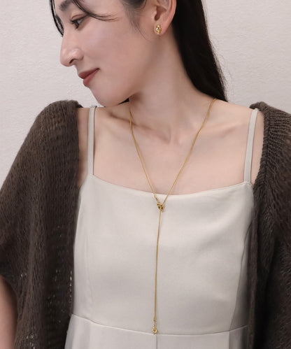 blackdia ocean ツイストロングネックレス