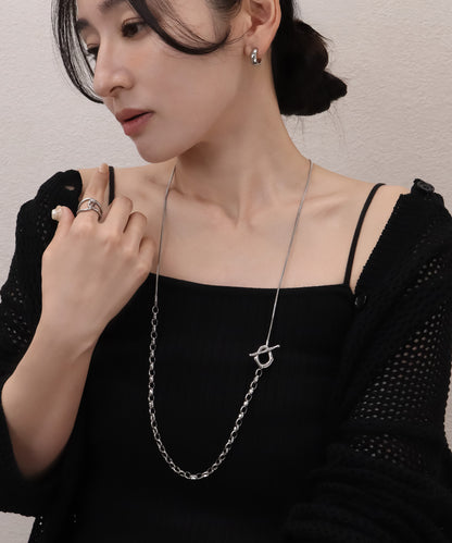 blackdia ocean オーバルマンテルロングネックレス