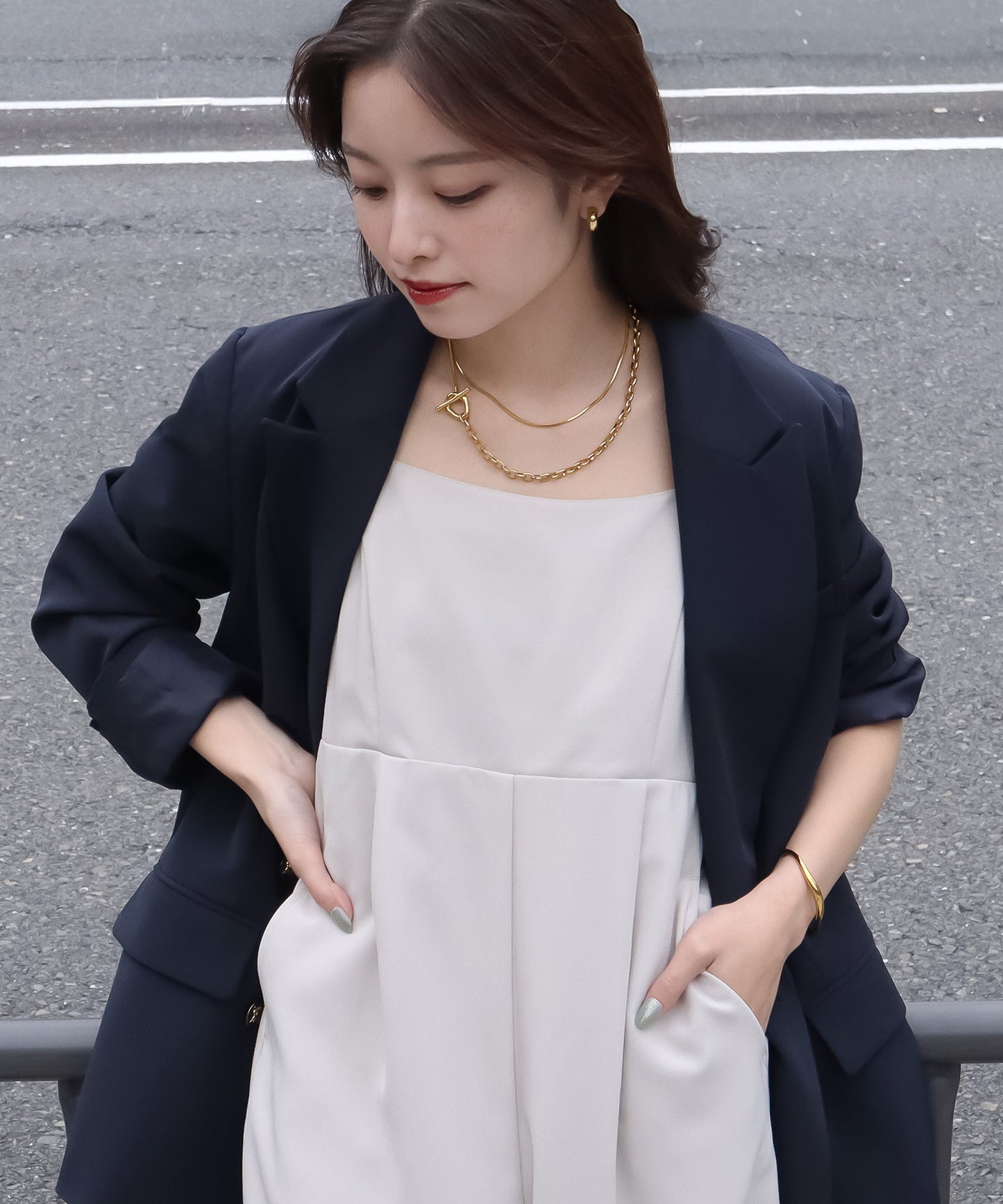 blackdia ocean チャビーCピアス/イヤリング