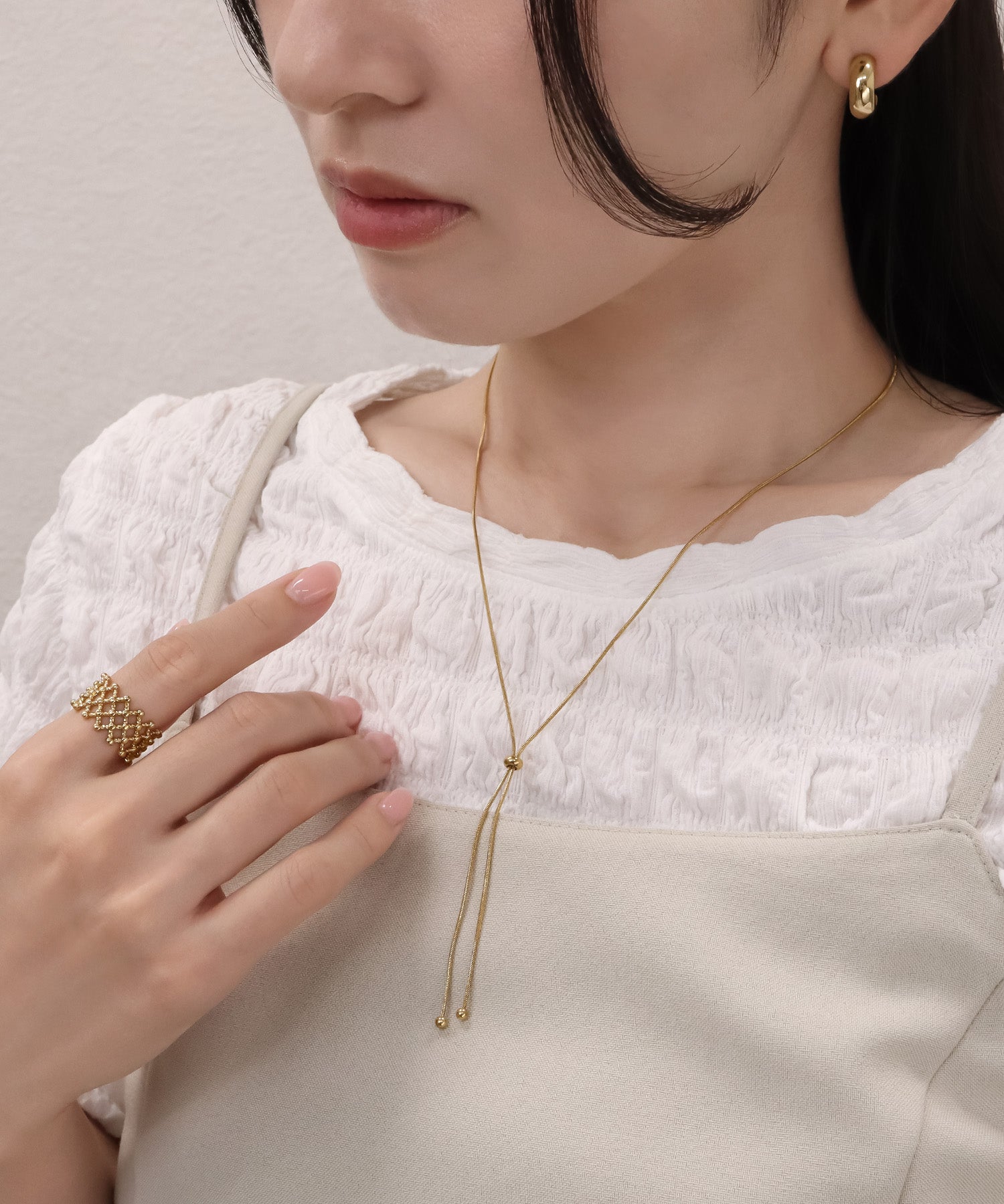 blackdia ocean スネークラリエットネックレス