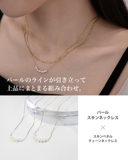 blackdia ocean スキンペタルチェーンネックレス