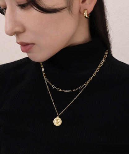 blackdia ocean コイン＆チェーンネックレス (2本セット)