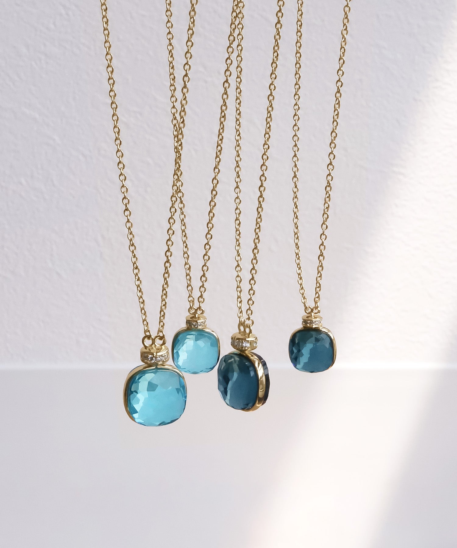 blackdia ocean ジルコニア クォーツボトル ネックレス( 2size / 10color )