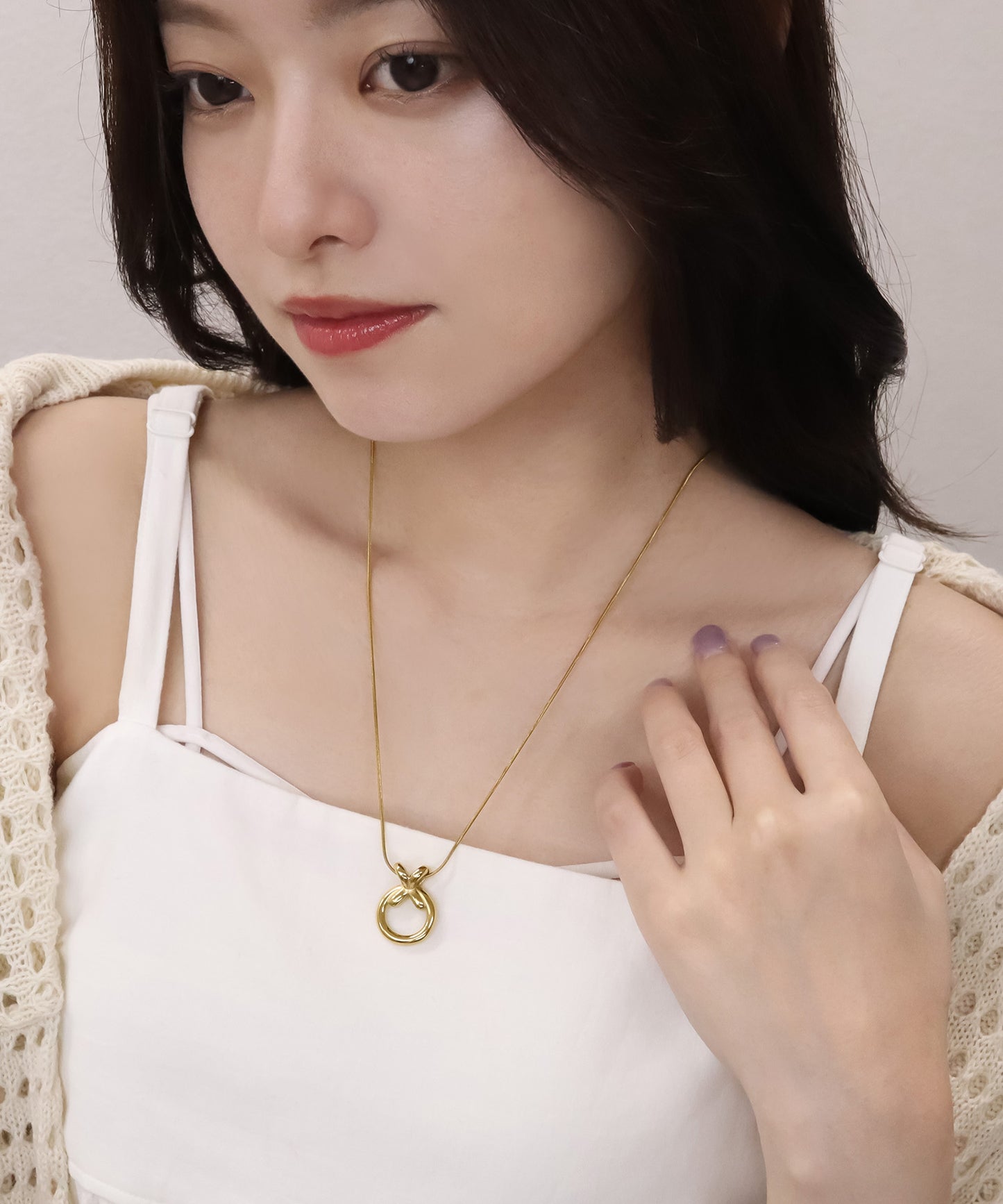 blackdia ocean クロスサークル ネックレス/サングラスホルダー