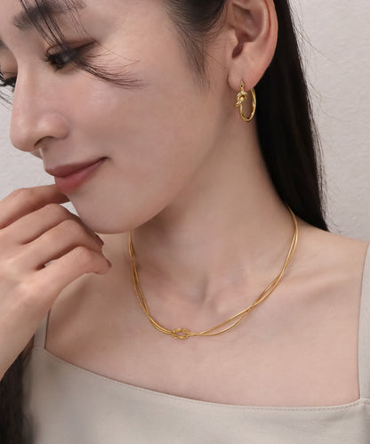 blackdia ocean シンプルツイスト フープピアス