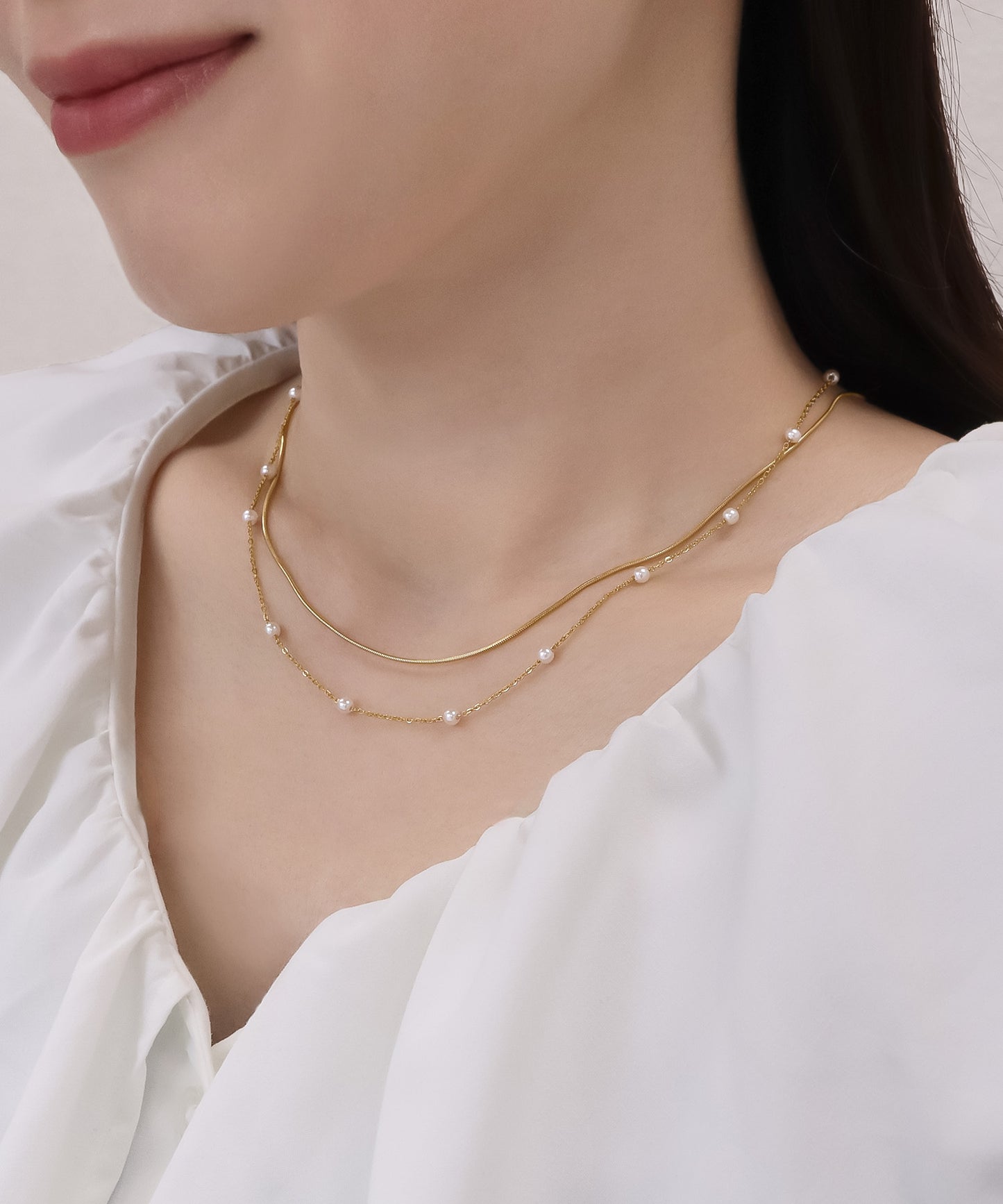 blackdia ocean タイニー パールネックレス