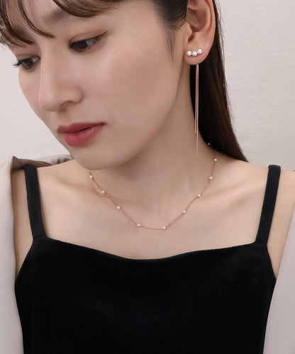 blackdia ocean パール ロングチェーン ピアス/イヤリング