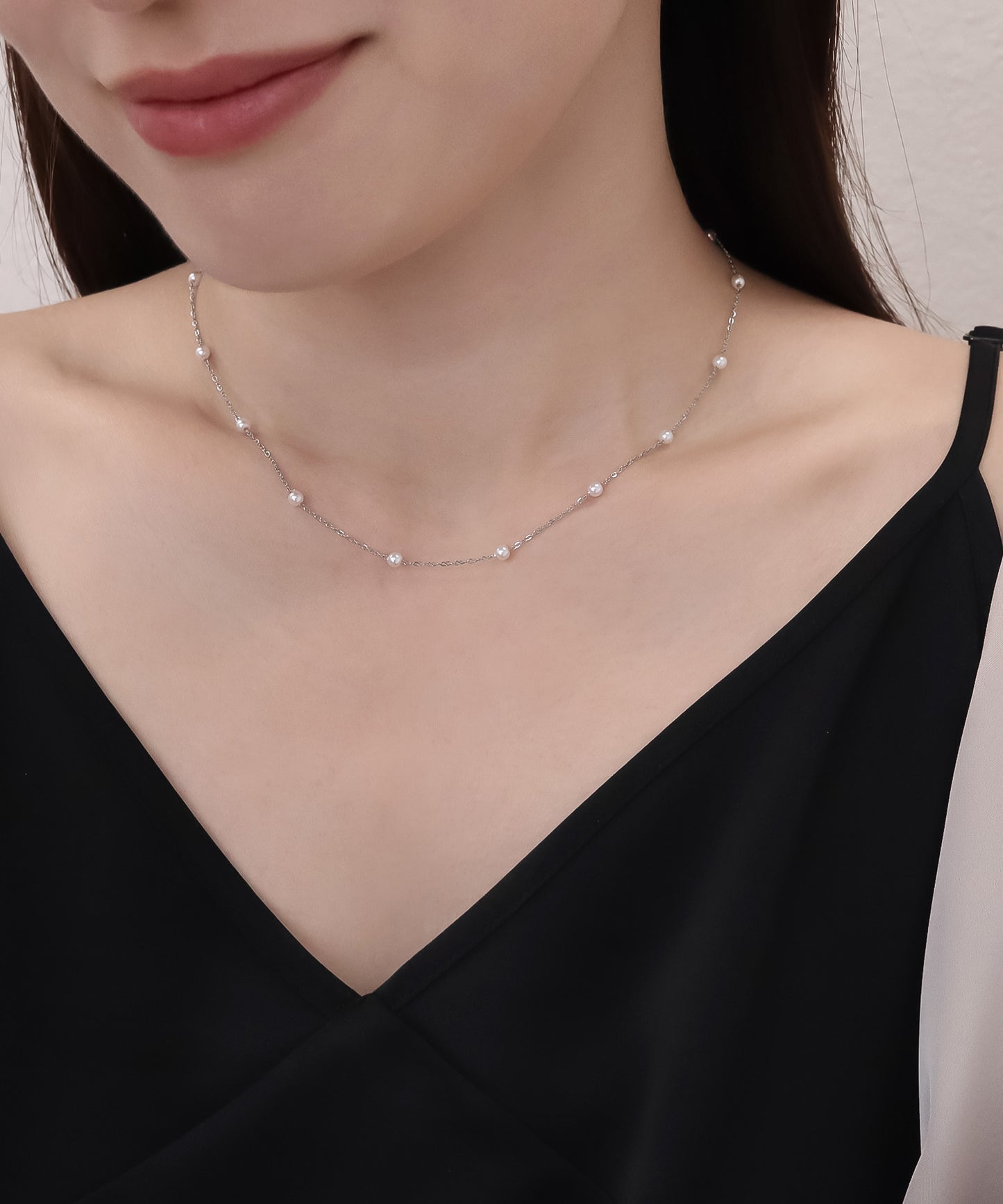 blackdia ocean タイニー パールネックレス