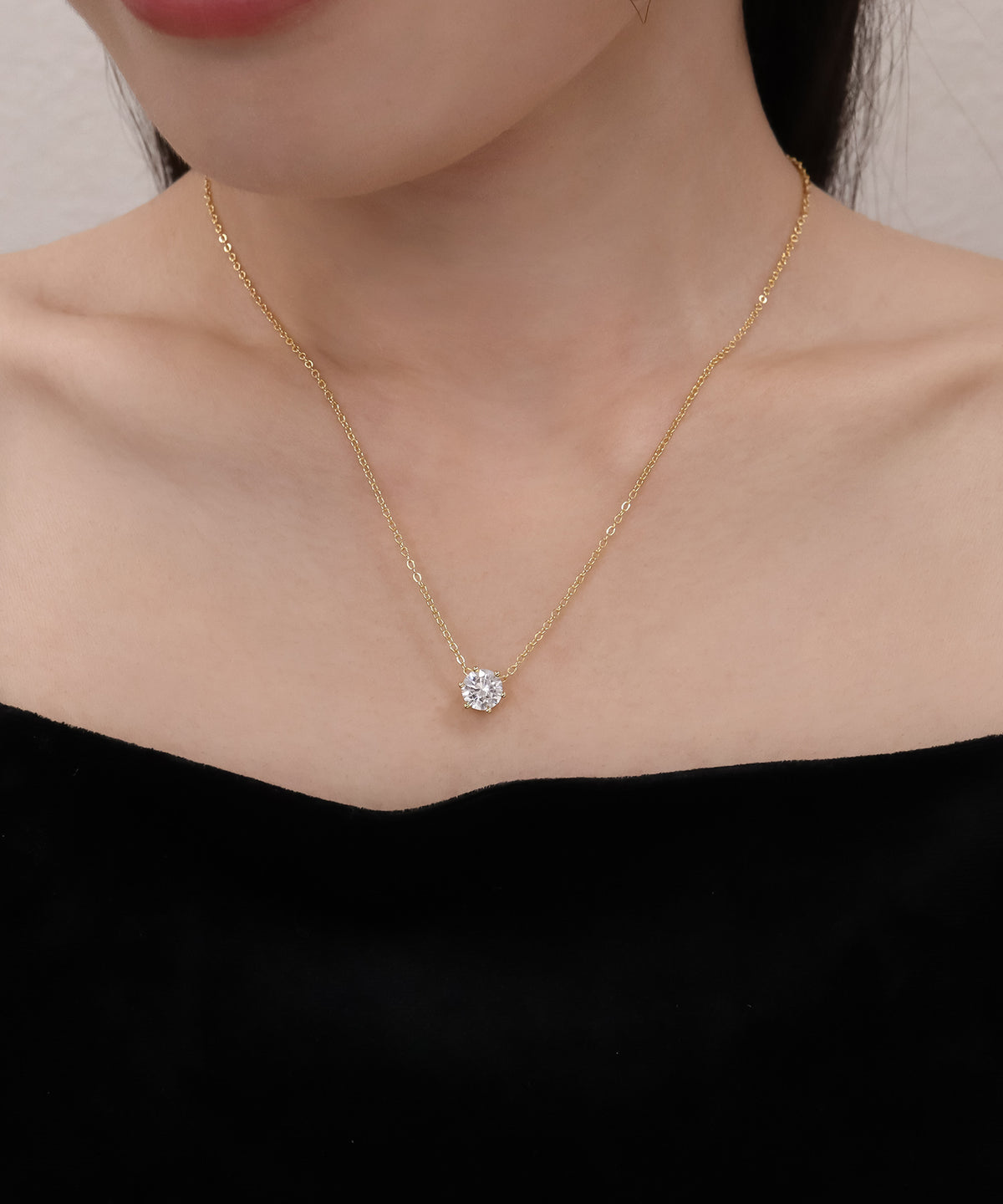 【今週末限定価格】blackdia ocean シアーチェーン 一粒ネックレス