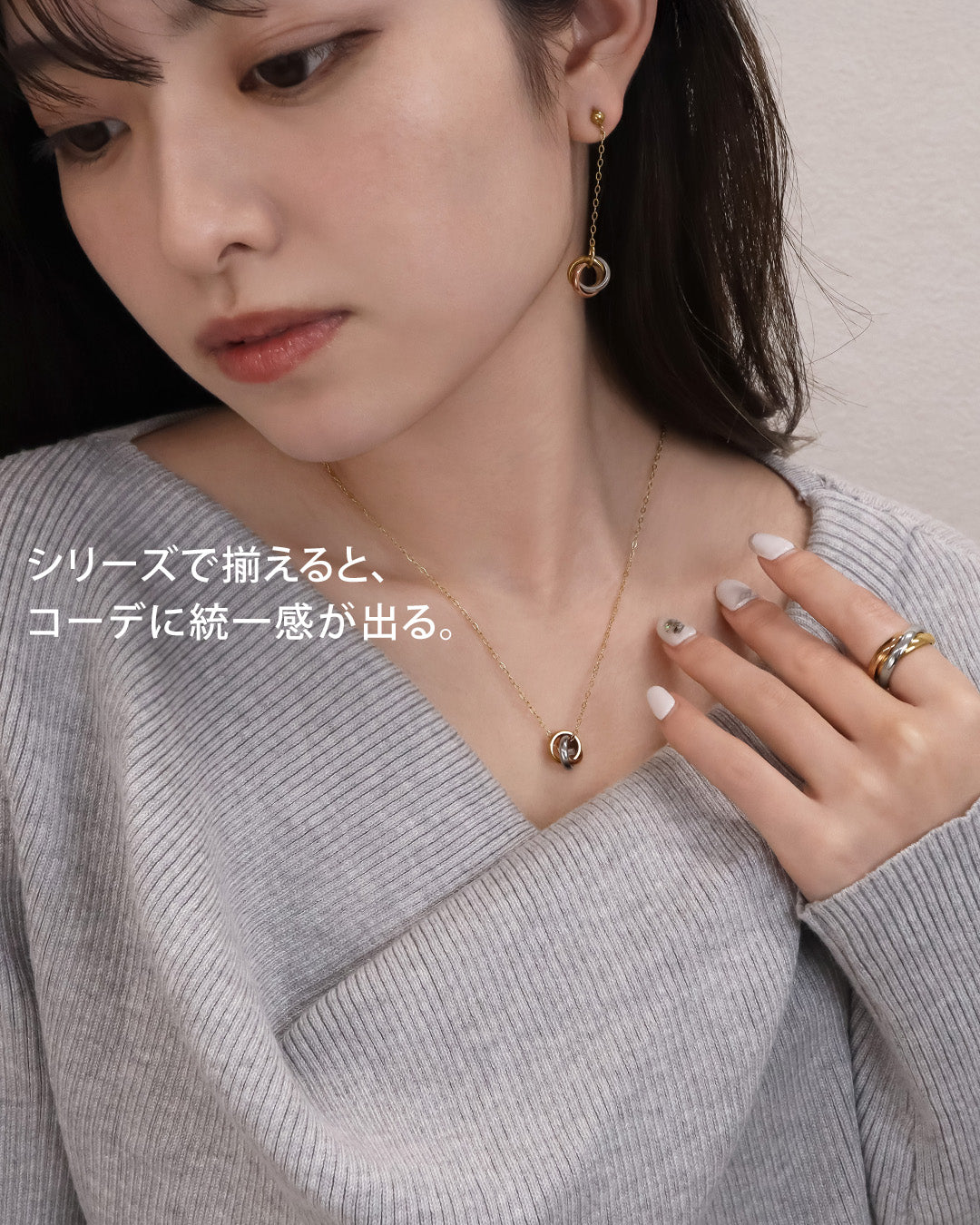 blackdia ocean トリニティネックレス