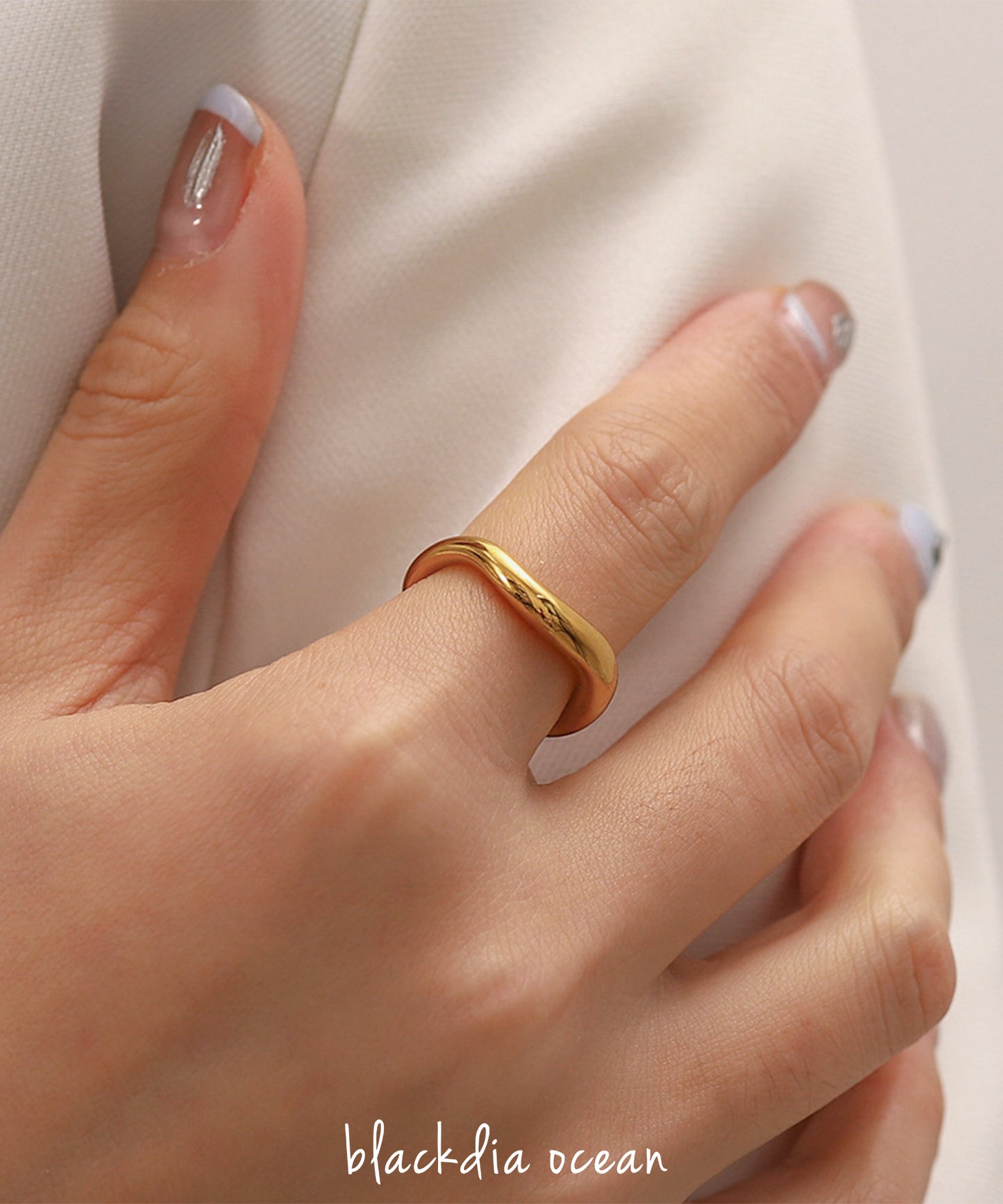 blackdia ocean ニュアンスウェーブリング