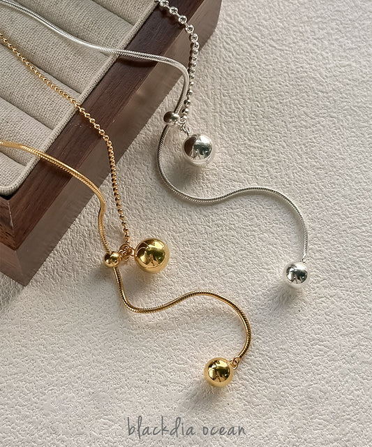 blackdia ocean ボール&スネーク ラリエットネックレス