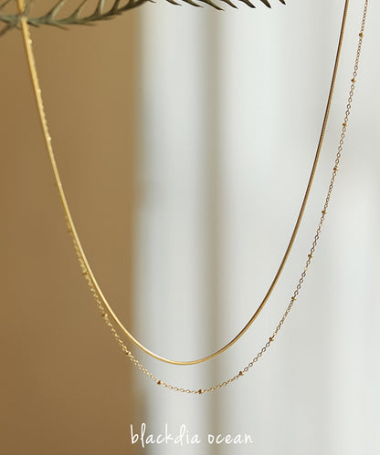 blackdia ocean スネーク レイヤードネックレス