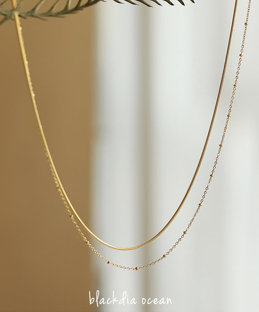 blackdia ocean スネーク レイヤードネックレス