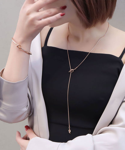 blackdia ocean ツイストロングネックレス