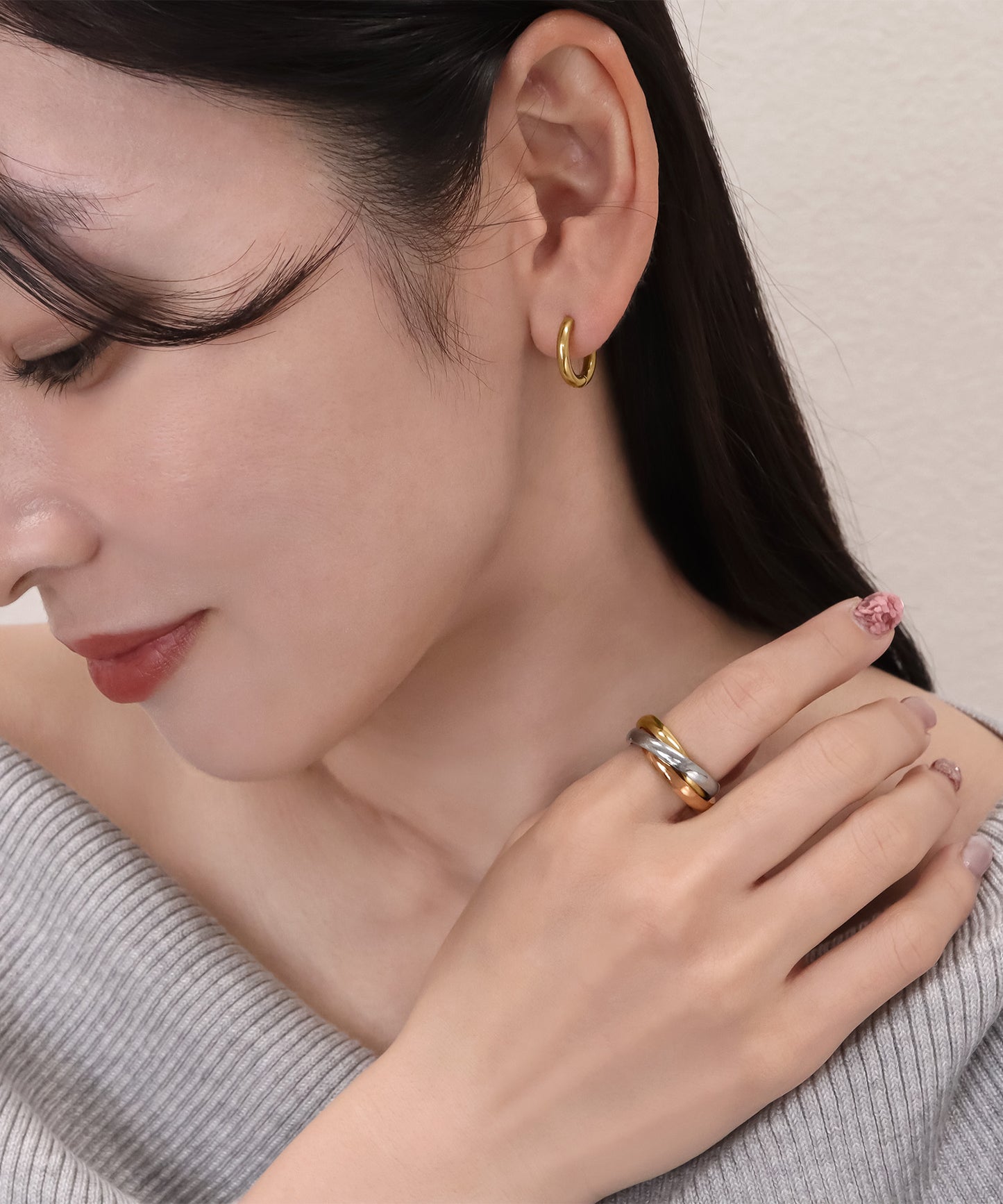 【今週末限定価格】blackdia ocean トリプルリング