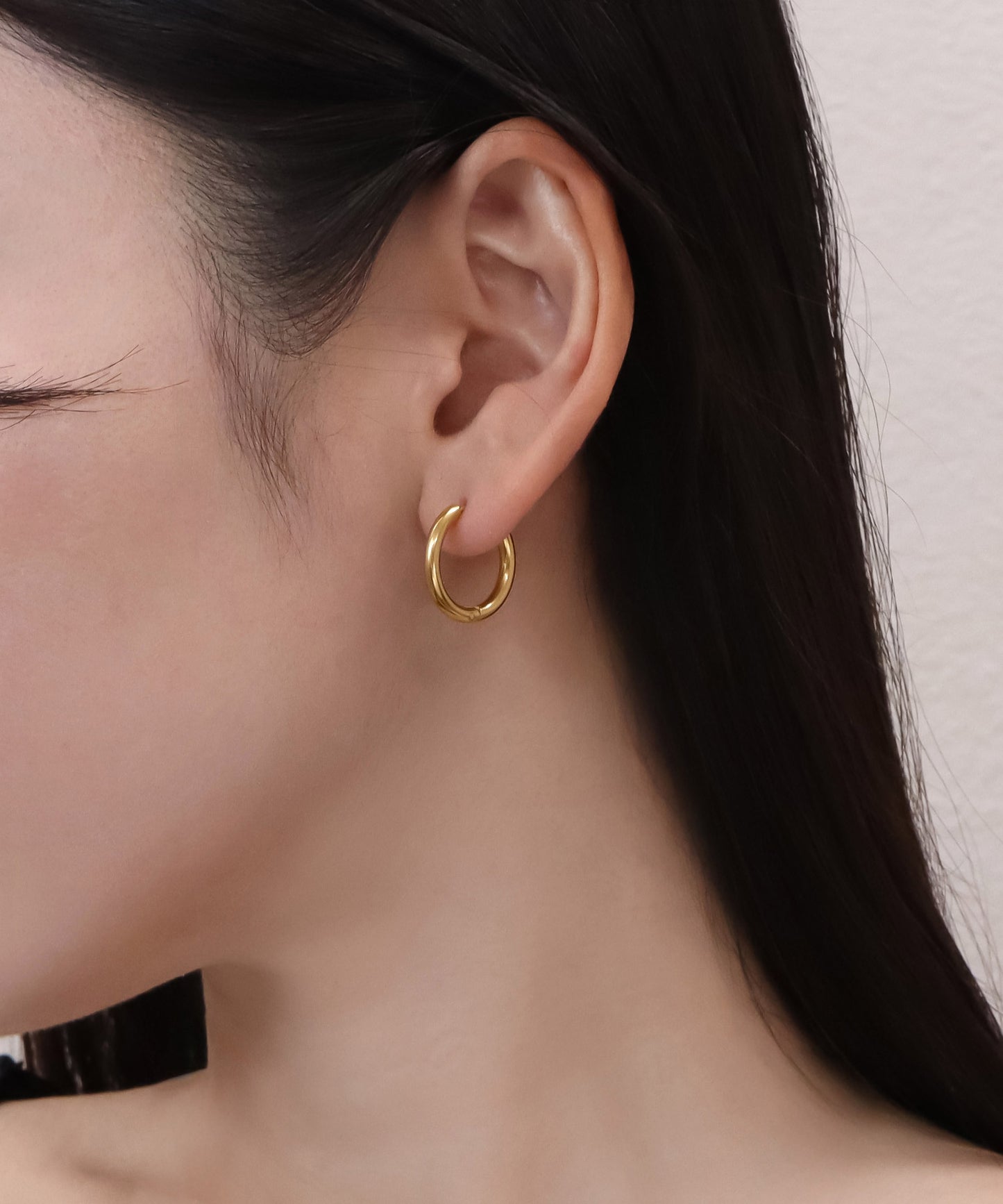 blackdia ocean ステンレス フープピアス ( 6size/4color )
