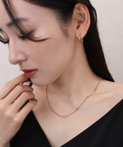 blackdia ocean ポイントボール スネークチェーンネックレス