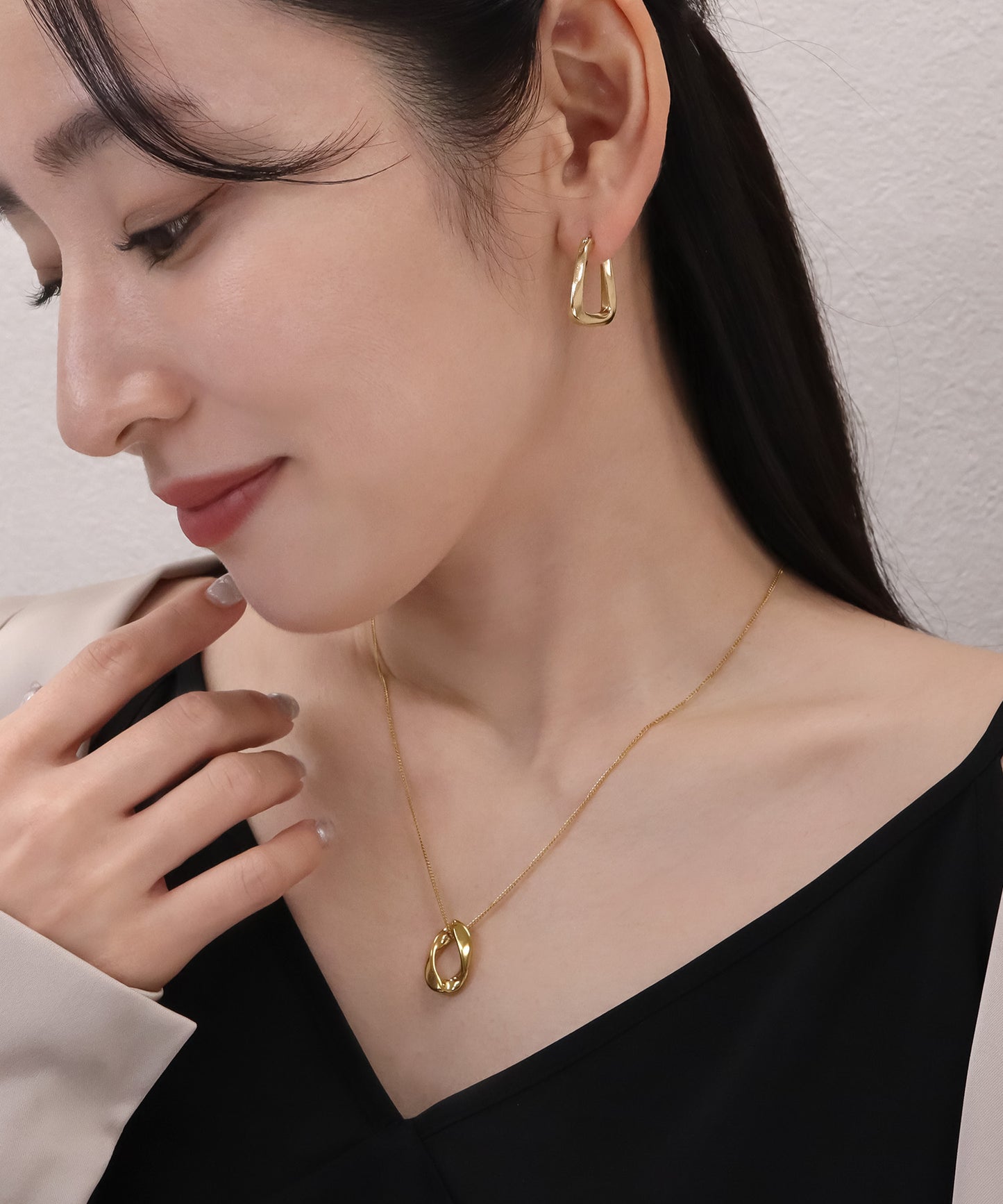 blackdia ocean ニュアンスリング ネックレス