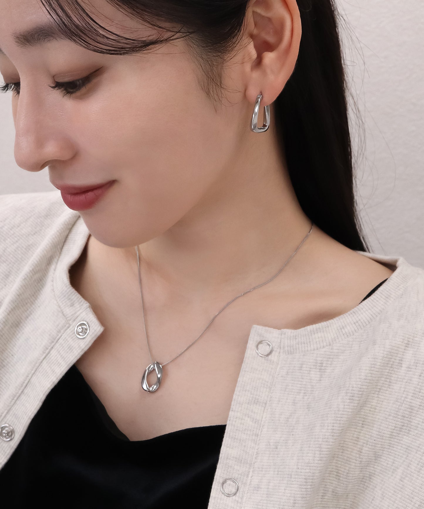 blackdia ocean スクエアニュアンス ピアス/イヤリング