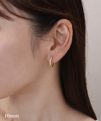 blackdia ocean ジルコニアラインピアス