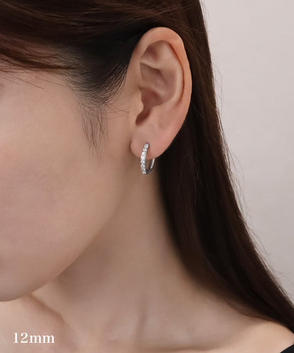 blackdia ocean ジルコニアラインピアス