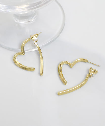 blackdia ocean ハートストロークピアス