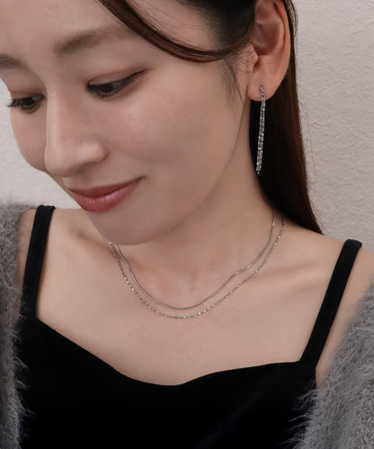 blackdia ocean スキンペタル チェーンピアス/イヤリング