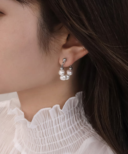 blackdia ocean バロックパール リングピアス