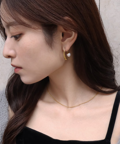 blackdia ocean パールフックピアス