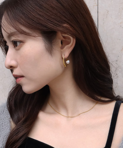 blackdia ocean パールフックピアス