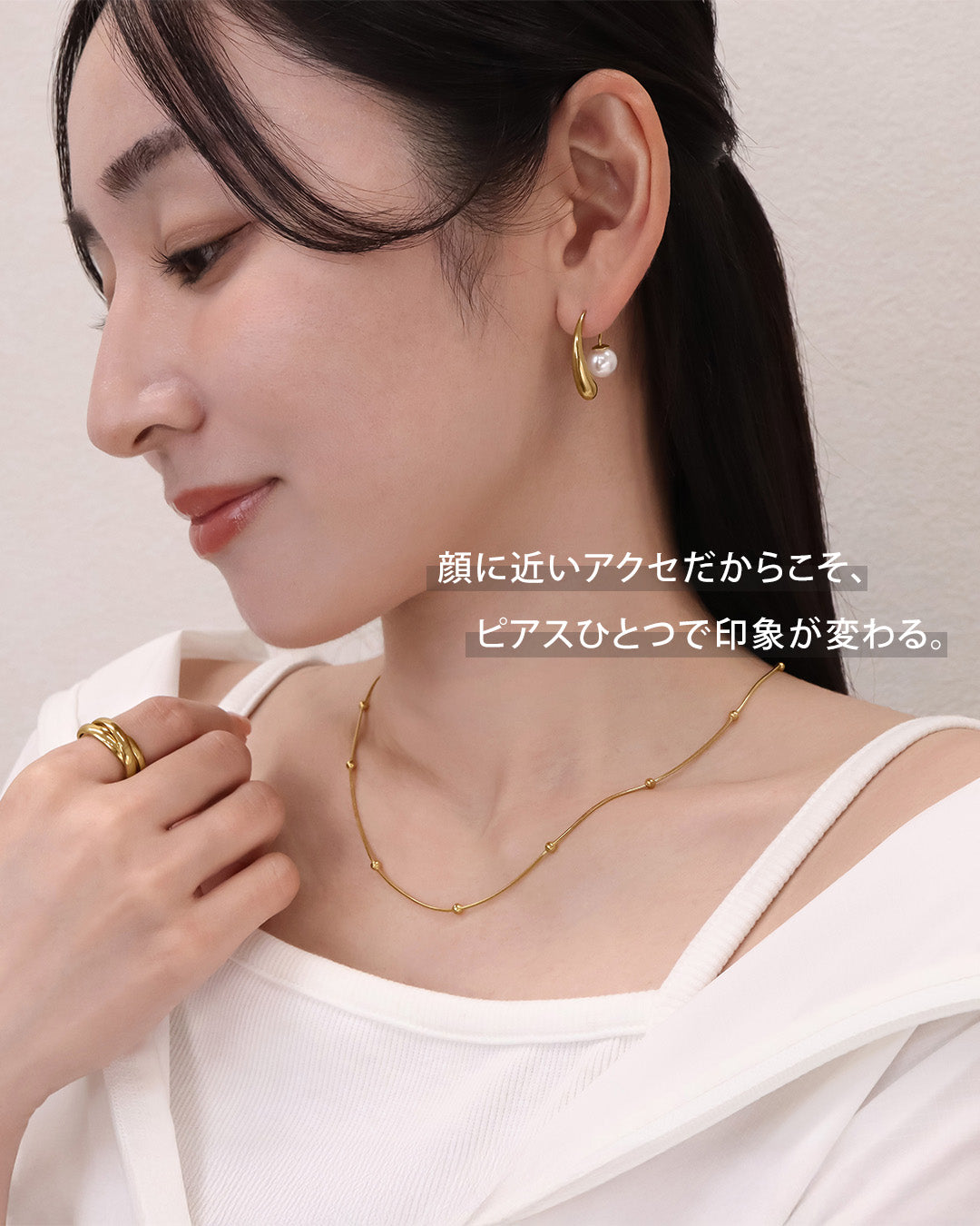 blackdia ocean パールフックピアス