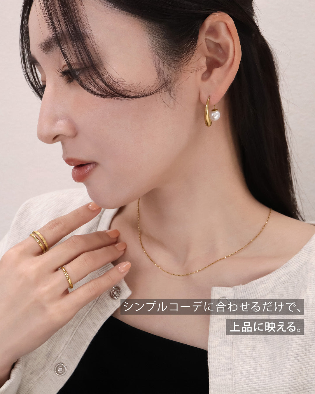 blackdia ocean パールフックピアス