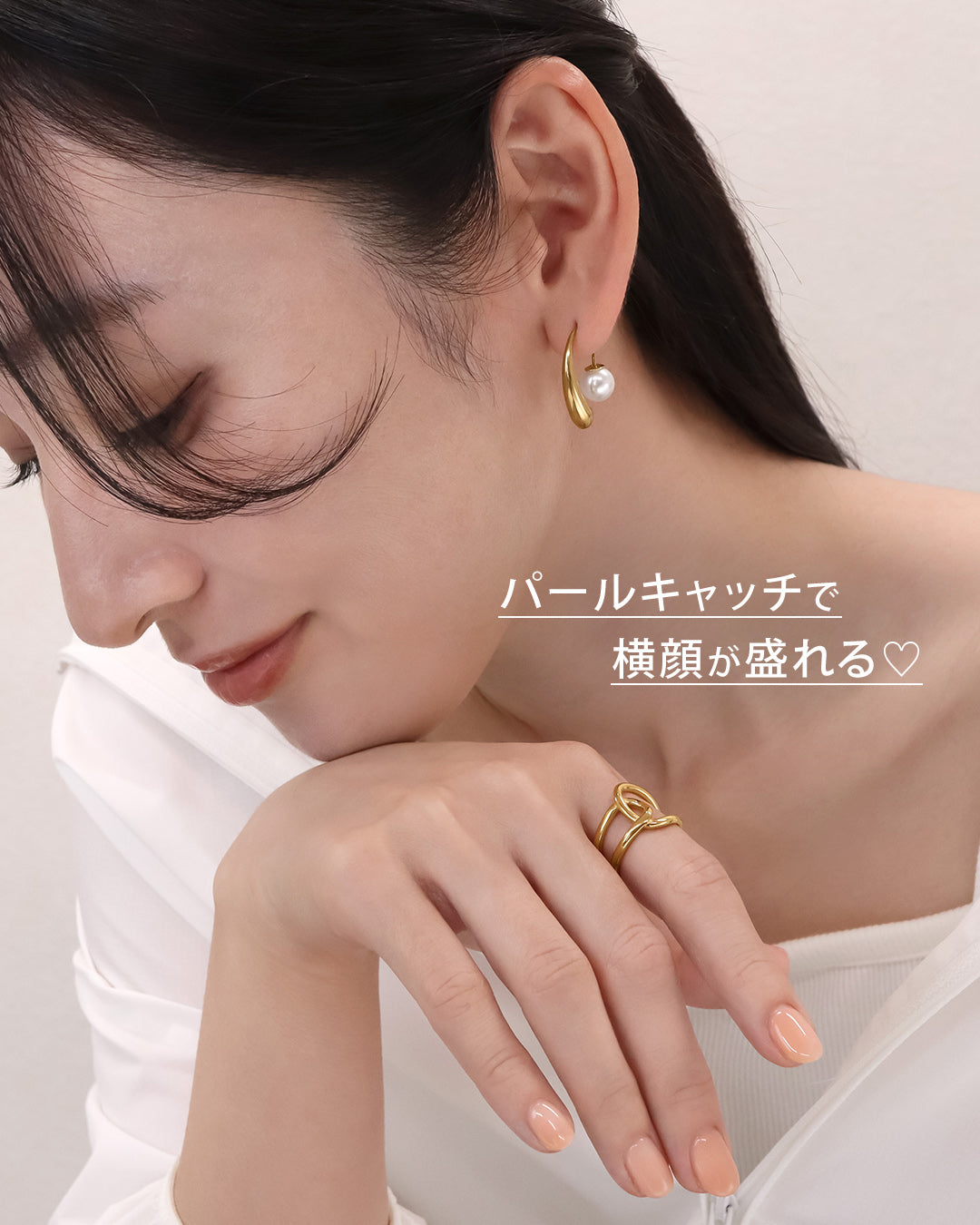 blackdia ocean パールフックピアス
