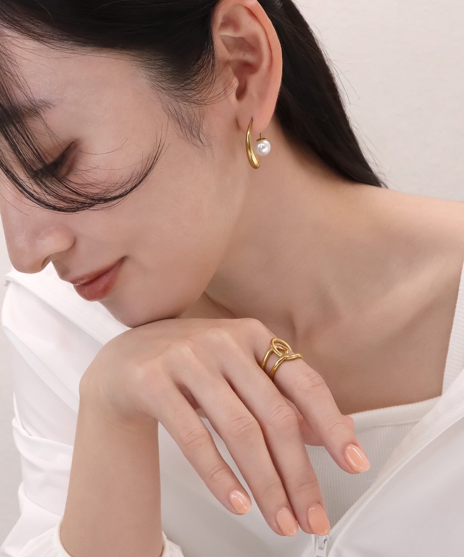 blackdia ocean パールフックピアス