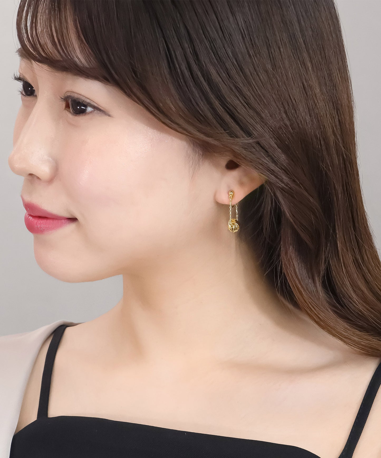 blackdia ocean チェーンフープ ツイストピアス/イヤリング