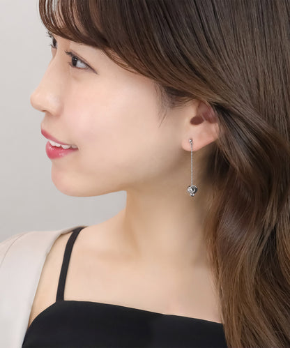 blackdia ocean チェーンフープ ツイストピアス/イヤリング